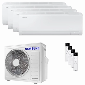 Samsung Cebu S2 Quadri Split Air Conditioner 7000 7000 12000 12000 BTU Inverter A   Wifi External Unit 8 kW