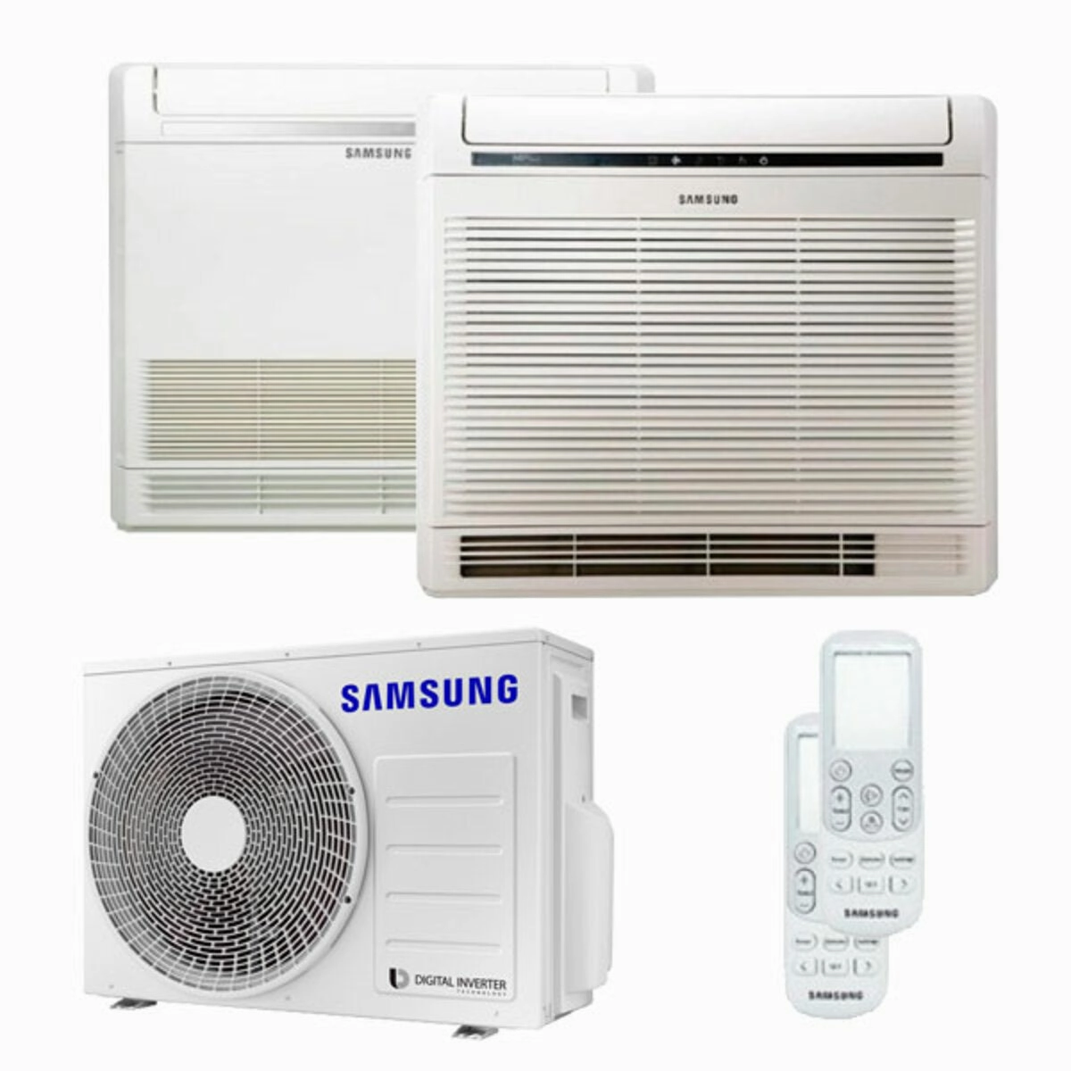 Samsung dual split console air conditioner 9000   18000 BTU inverter A     outdoor unit 5.2 kW