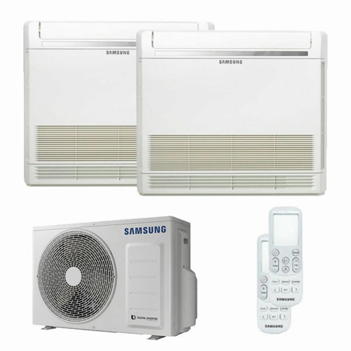 Samsung dual split console air conditioner 9000   9000 BTU inverter A     outdoor unit 4.0 kW