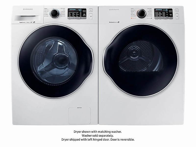 Samsung DV22K6800EW 4.0 Cu. Ft. Electric Dryer In White