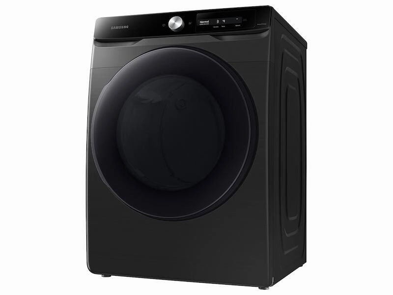 Samsung DVE45A6400V 7.5 Cu. Ft. Smart Dial Electric Dryer With Super Speed Dry In Brushed Black