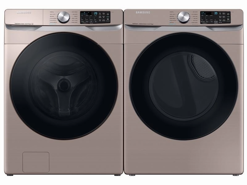 Samsung DVE45B6300C 7.5 Cu. Ft. Smart Electric Dryer With Steam Sanitize  In Champagne