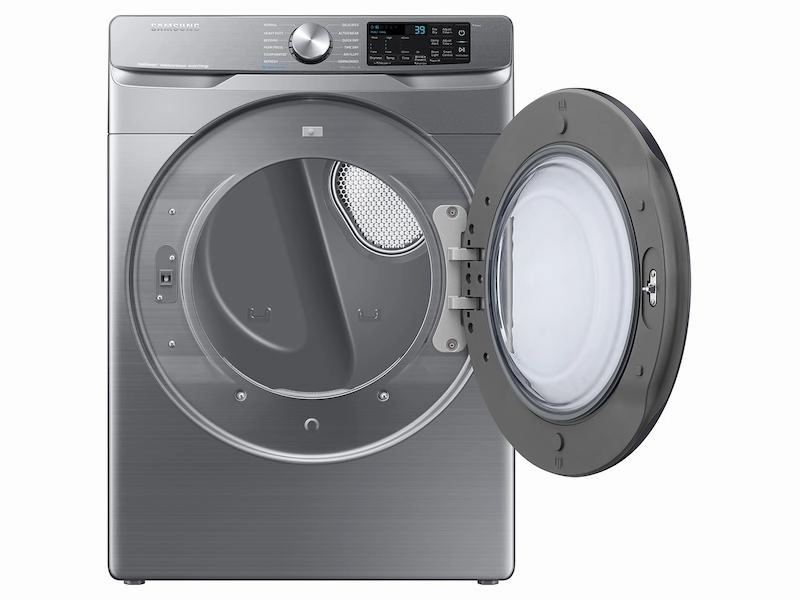 Samsung DVE45B6300P 7.5 Cu. Ft. Smart Electric Dryer With Steam Sanitize  In Platinum