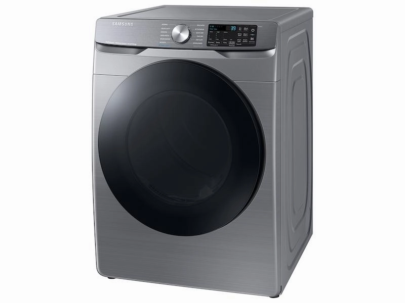 Samsung DVE45B6300P 7.5 Cu. Ft. Smart Electric Dryer With Steam Sanitize  In Platinum