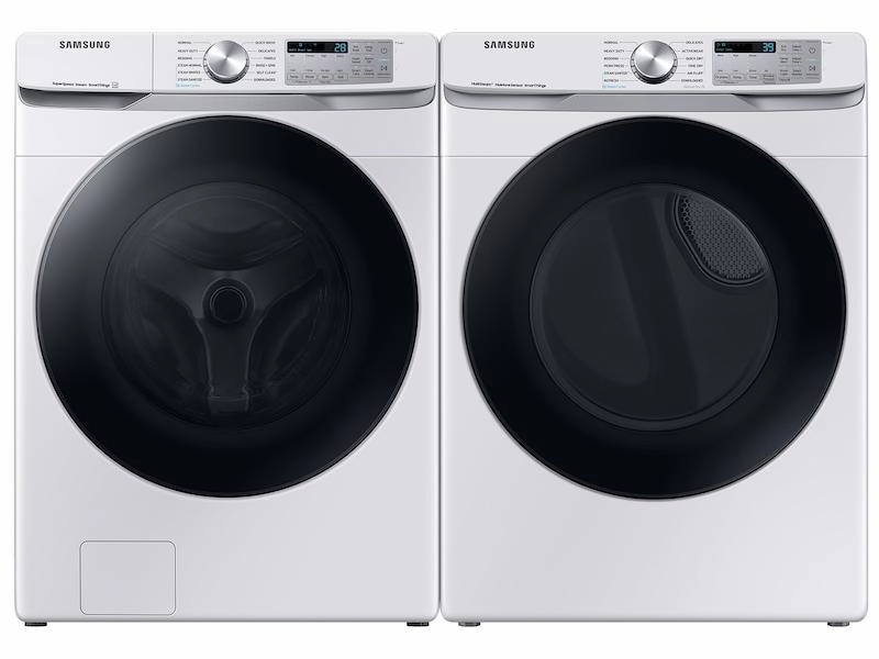 Samsung DVE45B6300W 7.5 Cu. Ft. Smart Electric Dryer With Steam Sanitize  In White