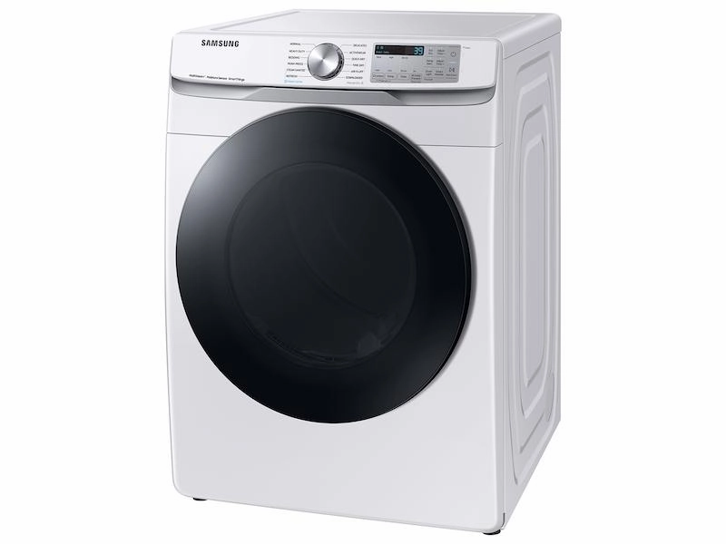 Samsung DVE45B6300W 7.5 Cu. Ft. Smart Electric Dryer With Steam Sanitize  In White