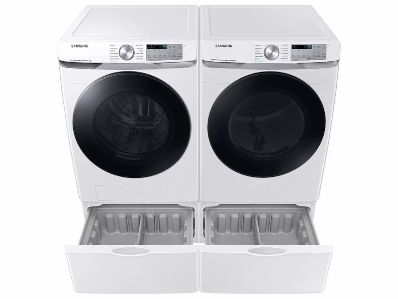 Samsung DVE45B6300W 7.5 Cu. Ft. Smart Electric Dryer With Steam Sanitize  In White