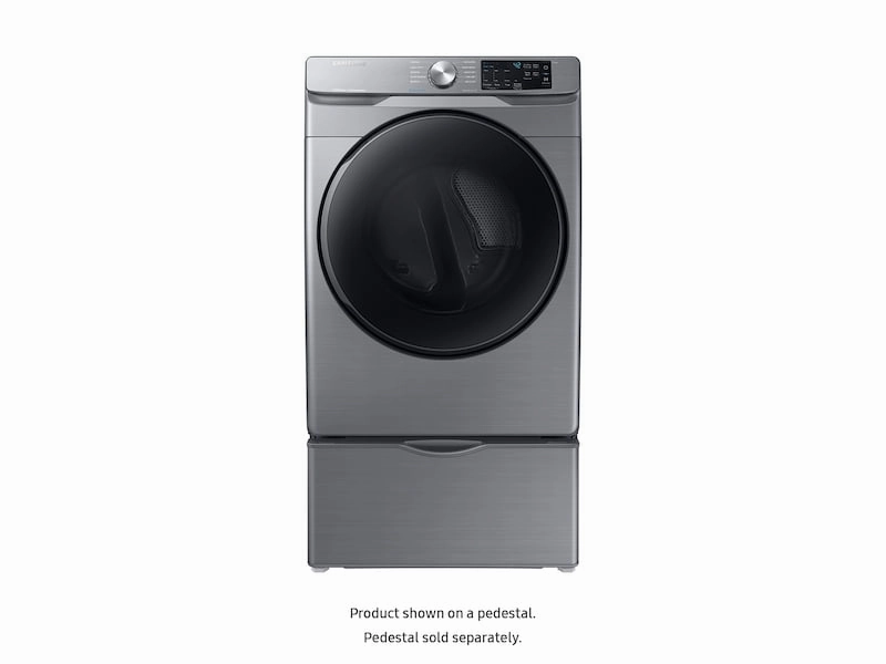 Samsung DVE45R6100P 7.5 Cu. Ft. Electric Dryer With Steam Sanitize  In Platinum