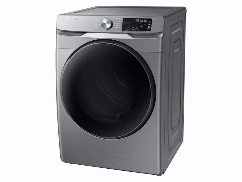 Samsung DVE45R6100P 7.5 Cu. Ft. Electric Dryer With Steam Sanitize  In Platinum