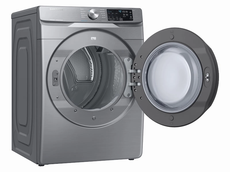 Samsung DVE45R6100P 7.5 Cu. Ft. Electric Dryer With Steam Sanitize  In Platinum