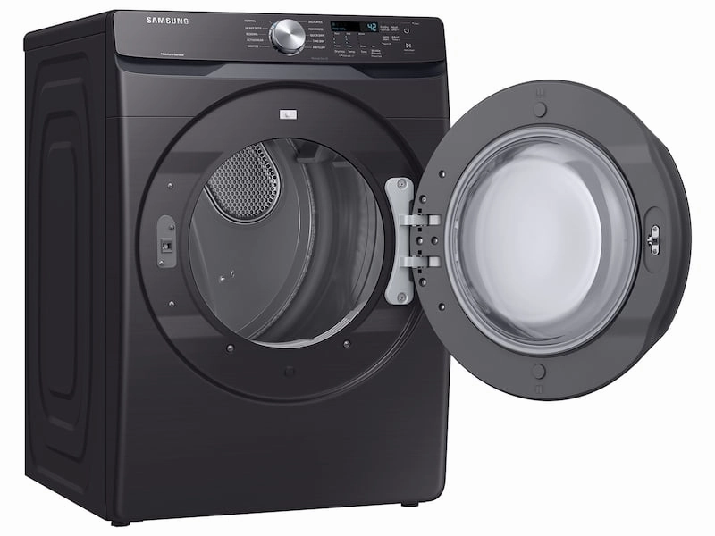 Samsung DVE45T6000V 7.5 Cu. Ft. Electric Dryer With Sensor Dry In Black Stainless Steel