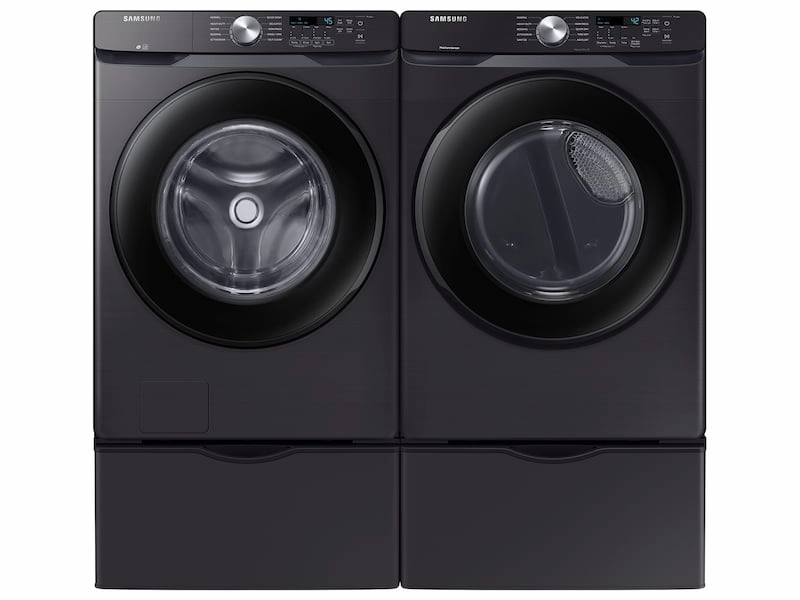 Samsung DVE45T6000V 7.5 Cu. Ft. Electric Dryer With Sensor Dry In Black Stainless Steel
