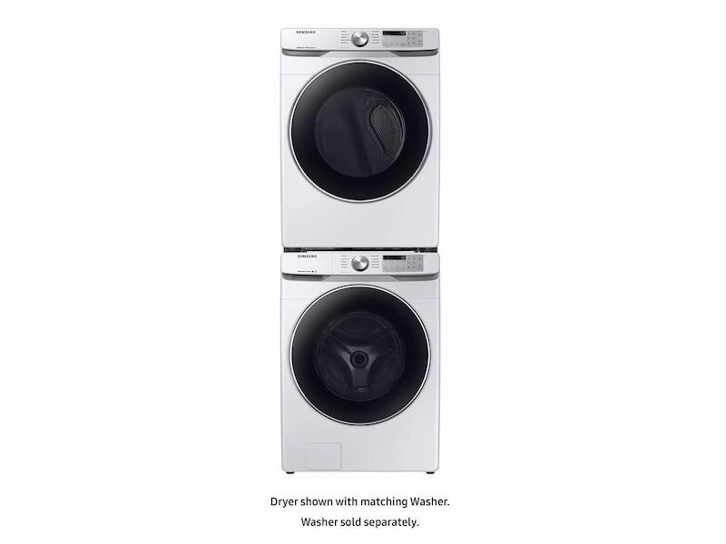 Samsung DVE45T6200W 7.5 Cu. Ft. Electric Dryer With Steam Sanitize  In White