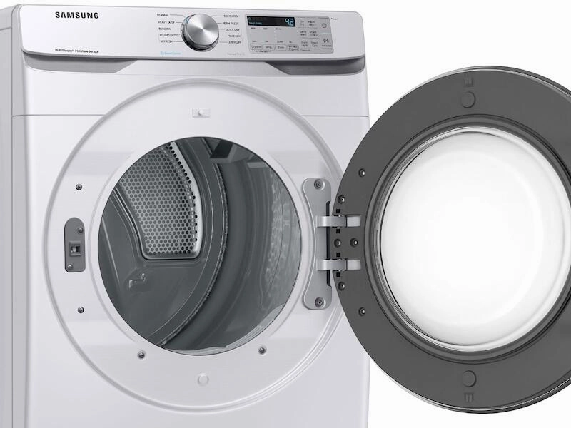 Samsung DVE45T6200W 7.5 Cu. Ft. Electric Dryer With Steam Sanitize  In White