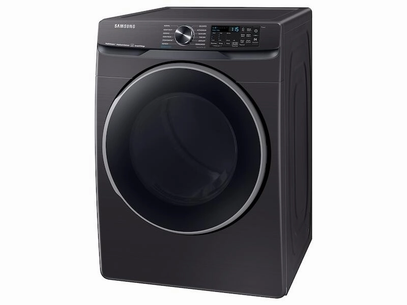 Samsung DVE50A8500V 7.5 Cu. Ft. Smart Electric Dryer With Steam Sanitize  In Brushed Black