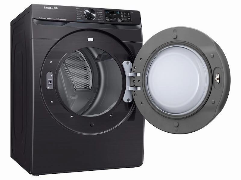 Samsung DVE50A8500V 7.5 Cu. Ft. Smart Electric Dryer With Steam Sanitize  In Brushed Black