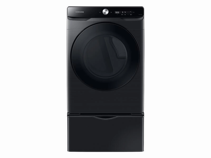 Samsung DVE50A8600V 7.5 Cu. Ft. Smart Dial Electric Dryer With Super Speed Dry In Brushed Black
