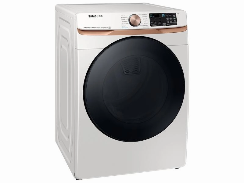 Samsung DVE50BG8300E 7.5 Cu. Ft. Smart Electric Dryer With Steam Sanitize  And Sensor Dry In Ivory