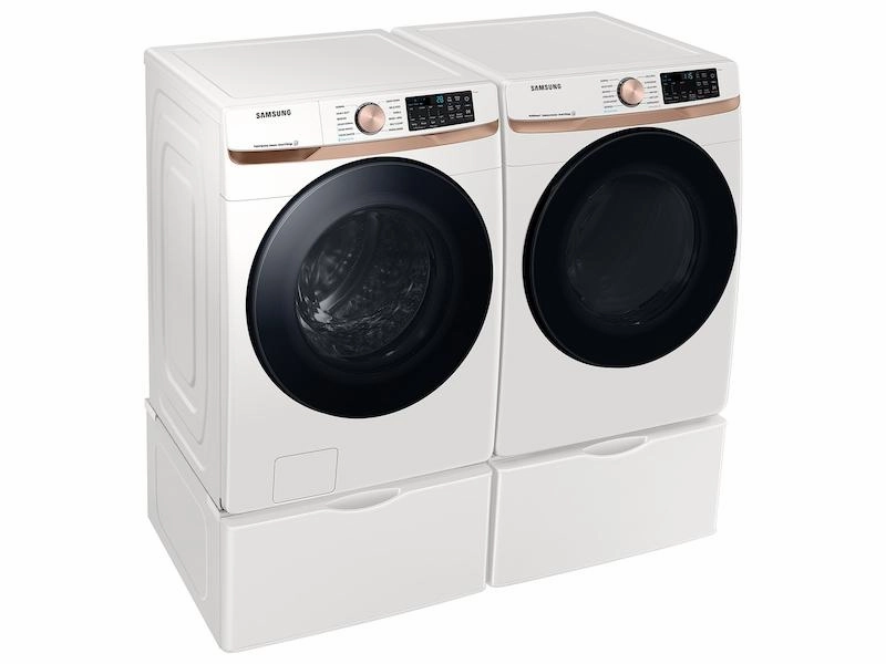 Samsung DVE50BG8300E 7.5 Cu. Ft. Smart Electric Dryer With Steam Sanitize  And Sensor Dry In Ivory