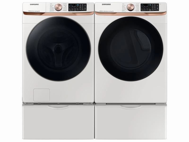 Samsung DVE50BG8300E 7.5 Cu. Ft. Smart Electric Dryer With Steam Sanitize  And Sensor Dry In Ivory
