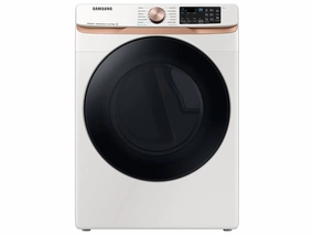 Samsung DVE50BG8300E 7.5 Cu. Ft. Smart Electric Dryer With Steam Sanitize  And Sensor Dry In Ivory