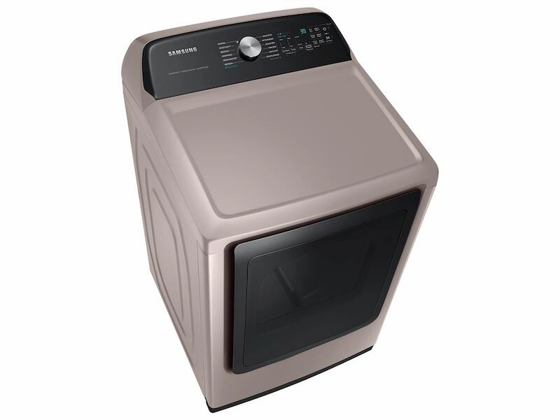 Samsung DVE52A5500C 7.4 Cu. Ft. Smart Electric Dryer With Steam Sanitize  In Champagne