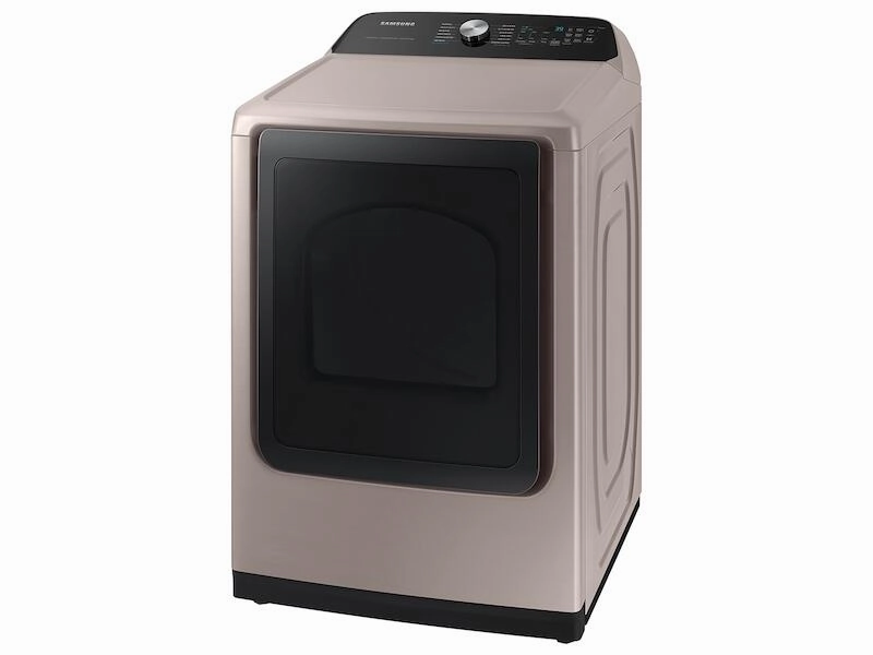 Samsung DVE52A5500C 7.4 Cu. Ft. Smart Electric Dryer With Steam Sanitize  In Champagne