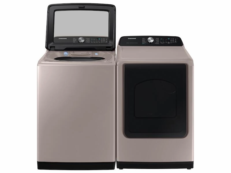 Samsung DVE52A5500C 7.4 Cu. Ft. Smart Electric Dryer With Steam Sanitize  In Champagne