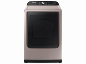 Samsung DVE52A5500C 7.4 Cu. Ft. Smart Electric Dryer With Steam Sanitize  In Champagne