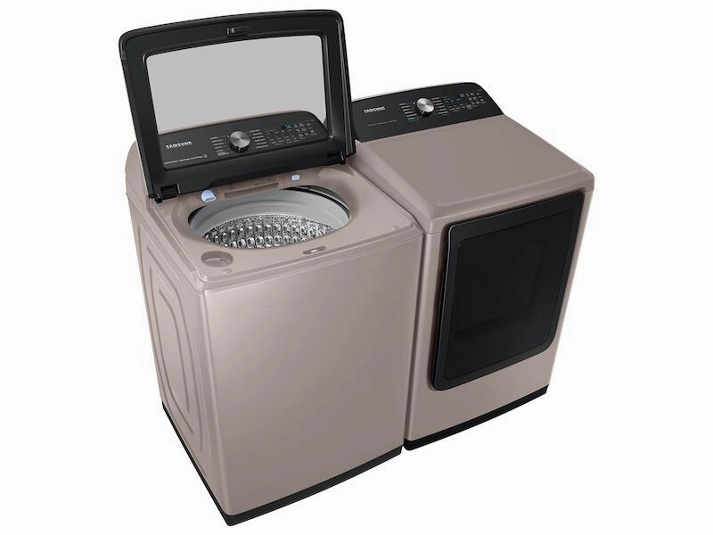 Samsung DVE52A5500C 7.4 Cu. Ft. Smart Electric Dryer With Steam Sanitize  In Champagne