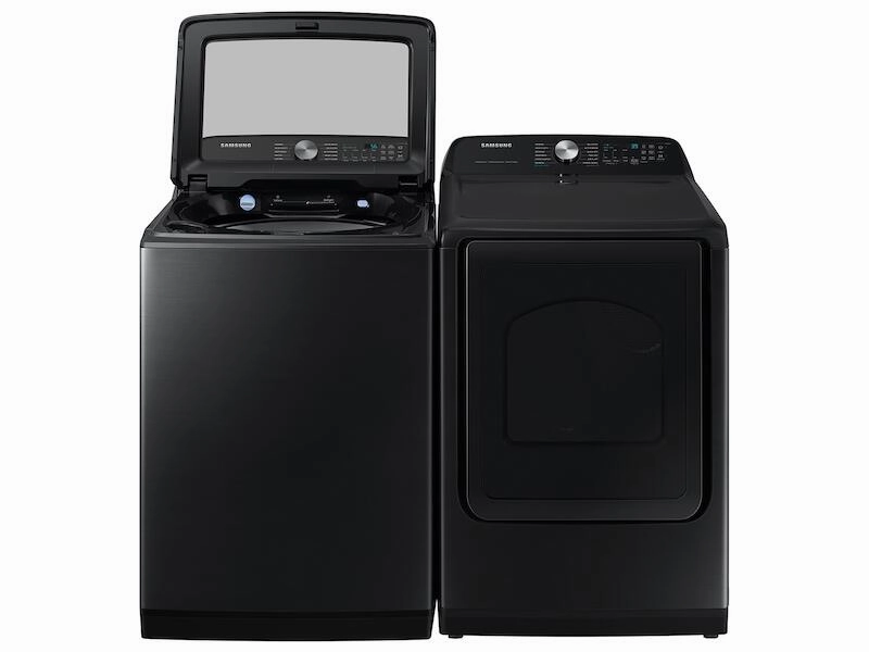 Samsung DVE52A5500V 7.4 Cu. Ft. Smart Electric Dryer With Steam Sanitize  In Brushed Black