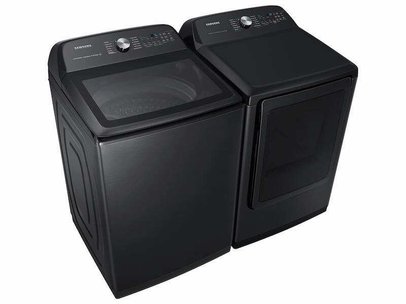 Samsung DVE52A5500V 7.4 Cu. Ft. Smart Electric Dryer With Steam Sanitize  In Brushed Black