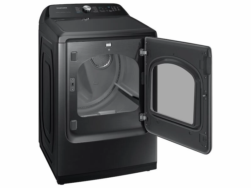 Samsung DVE52A5500V 7.4 Cu. Ft. Smart Electric Dryer With Steam Sanitize  In Brushed Black