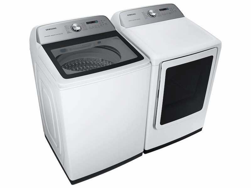 Samsung DVE52A5500W 7.4 Cu. Ft. Smart Electric Dryer With Steam Sanitize  In White