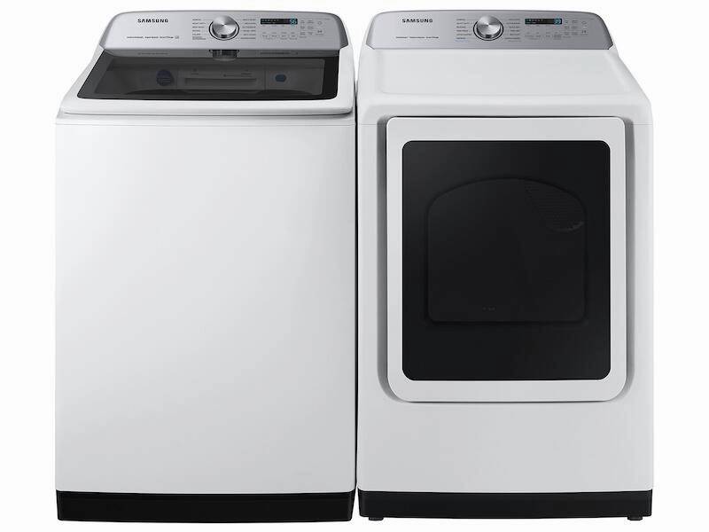Samsung DVE52A5500W 7.4 Cu. Ft. Smart Electric Dryer With Steam Sanitize  In White