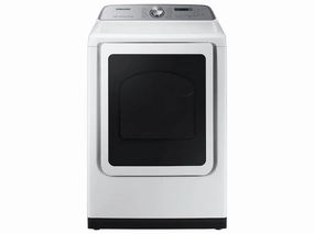 Samsung DVE52A5500W 7.4 Cu. Ft. Smart Electric Dryer With Steam Sanitize  In White