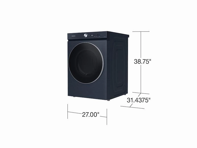 Samsung DVE53BB8900D Bespoke 7.6 Cu. Ft. Ultra Capacity Electric Dryer With Ai Optimal Dry And Super Speed Dry In Brushed Navy