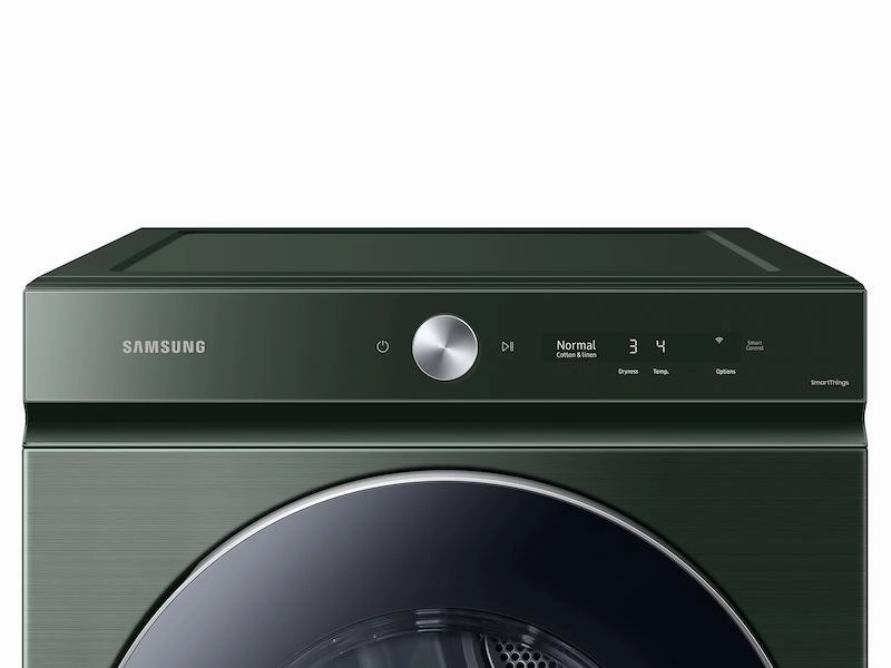 Samsung DVE53BB8900G Bespoke 7.6 Cu. Ft. Ultra Capacity Electric Dryer With Ai Optimal Dry And Super Speed Dry In Forest Green