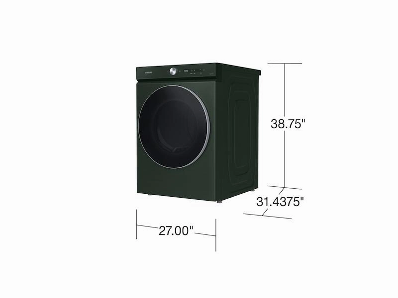 Samsung DVE53BB8900G Bespoke 7.6 Cu. Ft. Ultra Capacity Electric Dryer With Ai Optimal Dry And Super Speed Dry In Forest Green