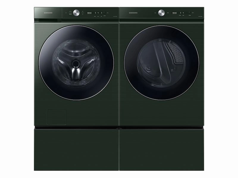 Samsung DVE53BB8900G Bespoke 7.6 Cu. Ft. Ultra Capacity Electric Dryer With Ai Optimal Dry And Super Speed Dry In Forest Green