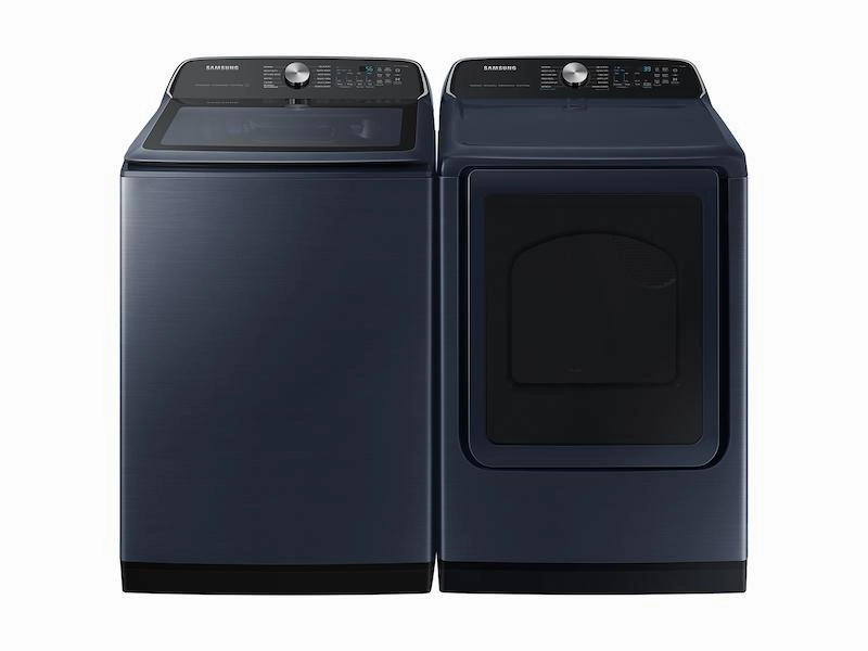 Samsung DVE54CG7150D 7.4 Cu. Ft. Smart Electric Dryer With Pet Care Dry And Steam Sanitize  In Brushed Navy