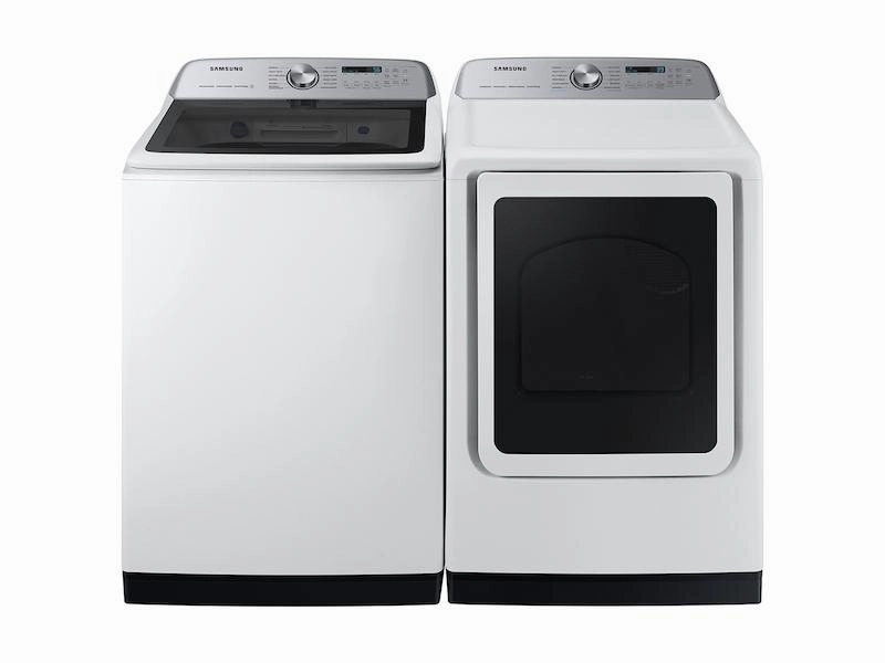 Samsung DVE54CG7150W 7.4 Cu. Ft. Smart Electric Dryer With Pet Care Dry And Steam Sanitize  In White