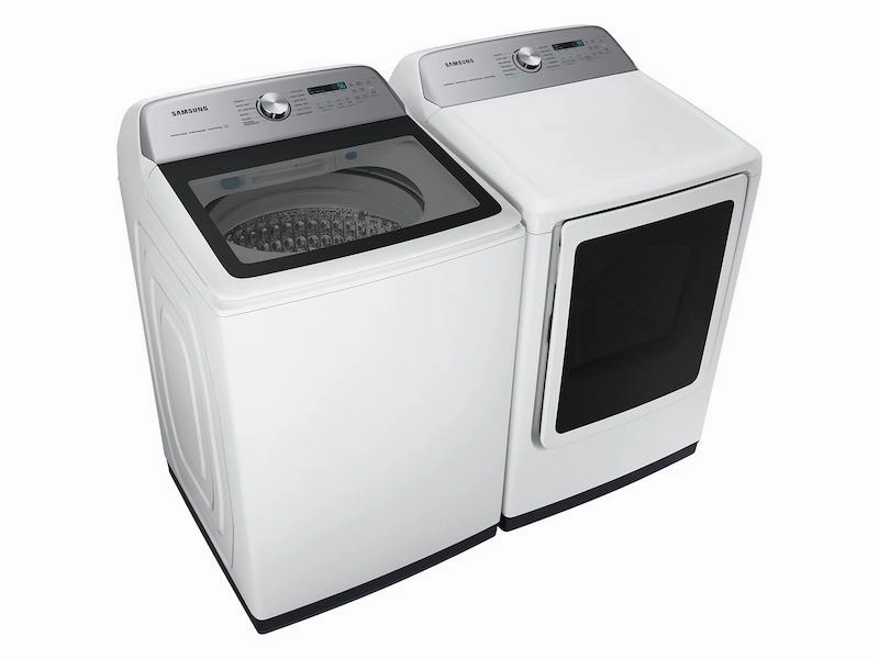Samsung DVE54CG7150W 7.4 Cu. Ft. Smart Electric Dryer With Pet Care Dry And Steam Sanitize  In White