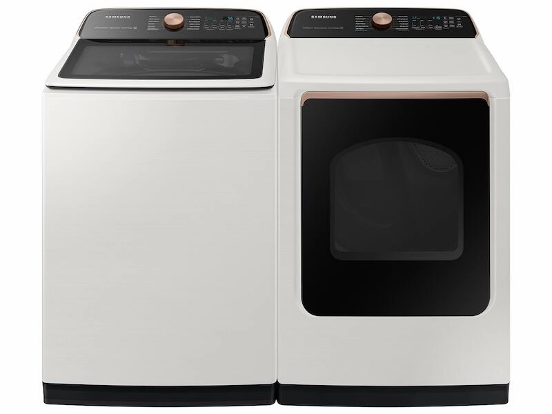 Samsung DVE55A7300E 7.4 Cu. Ft. Smart Electric Dryer With Steam Sanitize  In Ivory