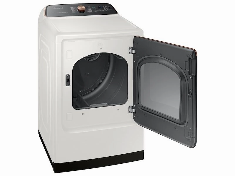 Samsung DVE55A7300E 7.4 Cu. Ft. Smart Electric Dryer With Steam Sanitize  In Ivory