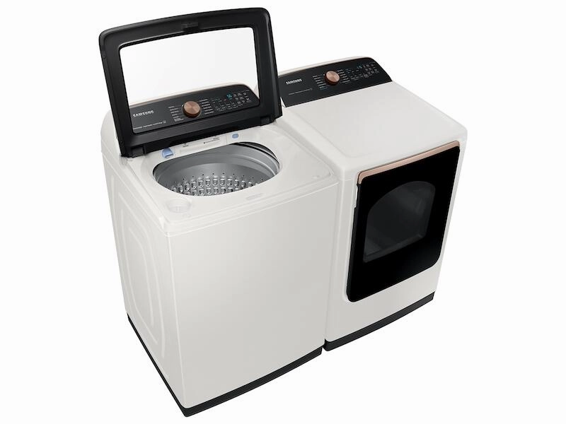Samsung DVE55A7300E 7.4 Cu. Ft. Smart Electric Dryer With Steam Sanitize  In Ivory