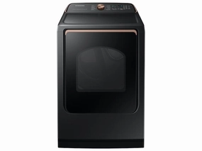 Samsung DVE55A7700V 7.4 Cu. Ft. Smart Electric Dryer With Steam Sanitize  In Brushed Black