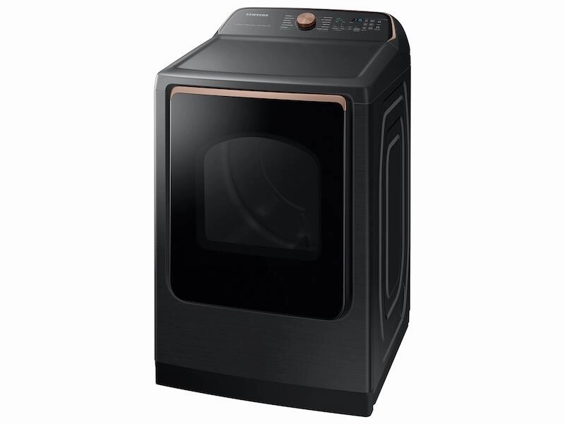 Samsung DVE55A7700V 7.4 Cu. Ft. Smart Electric Dryer With Steam Sanitize  In Brushed Black