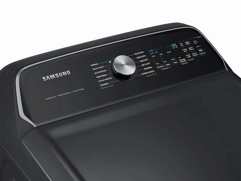 Samsung DVE55CG7100V 7.4 Cu. Ft. Smart Electric Dryer With Steam Sanitize  In Brushed Black
