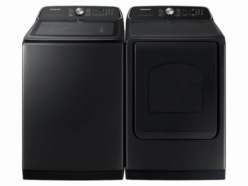 Samsung DVE55CG7100V 7.4 Cu. Ft. Smart Electric Dryer With Steam Sanitize  In Brushed Black